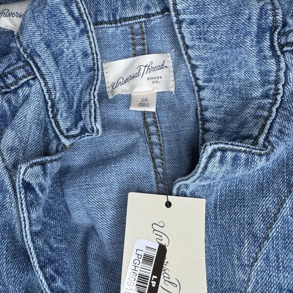 Universal Thread Women's Classic Denim Jumpsuit - Blue Wash Size 2 NWT - Picture 3 of 4